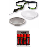 Gary Fong Color Reference Kit Color Control Disk (White/Gray) with Battery Pack