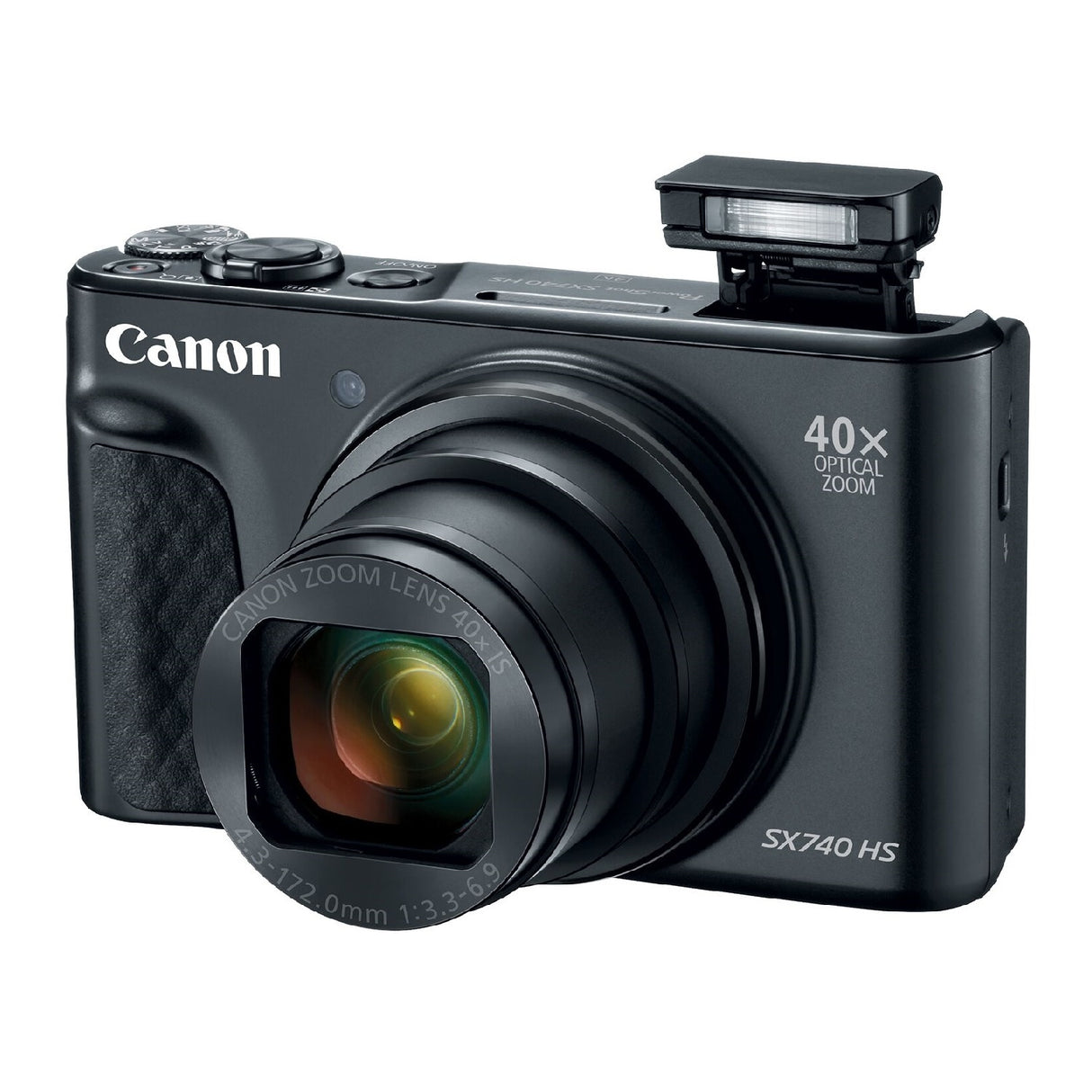 Canon PowerShot SX740 HS Digital Camera (Black)