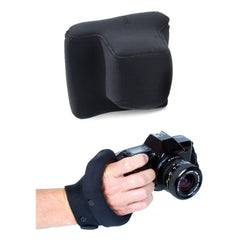 OP/TECH USA Soft Pouch for Digital D-SLR Camera and Grip Wrist Strap Bundle