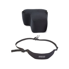 OP/TECH Utility Sling Camera Strap, XL, and Soft DSLR Pouch (D-Midsize) Kit