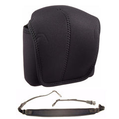 OpTech USA Soft Pouch Camera Body Cover and Super Classic DSLR Strap