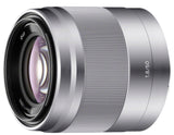 Sony E 50mm f/1.8 OSS Lens (Silver) (Open Box)