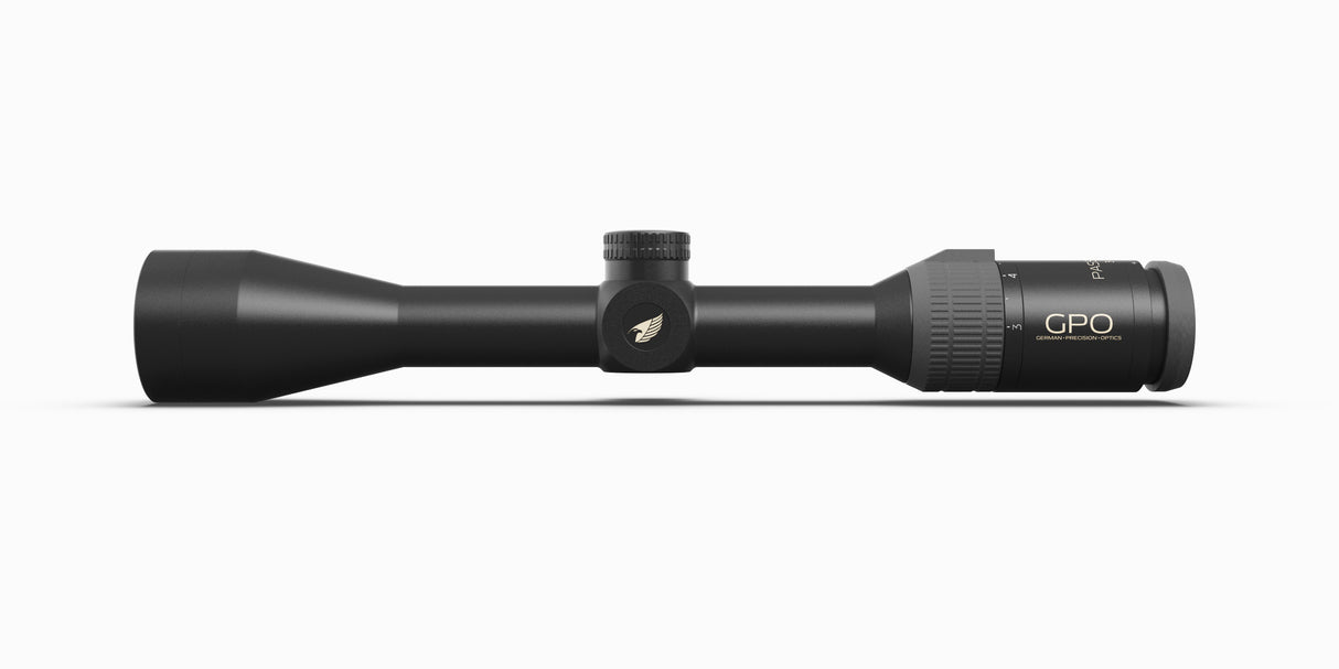 GPO PASSION 3X Riflescope 3-9x42, 1" tube, 1/4MOA, Plex reticle