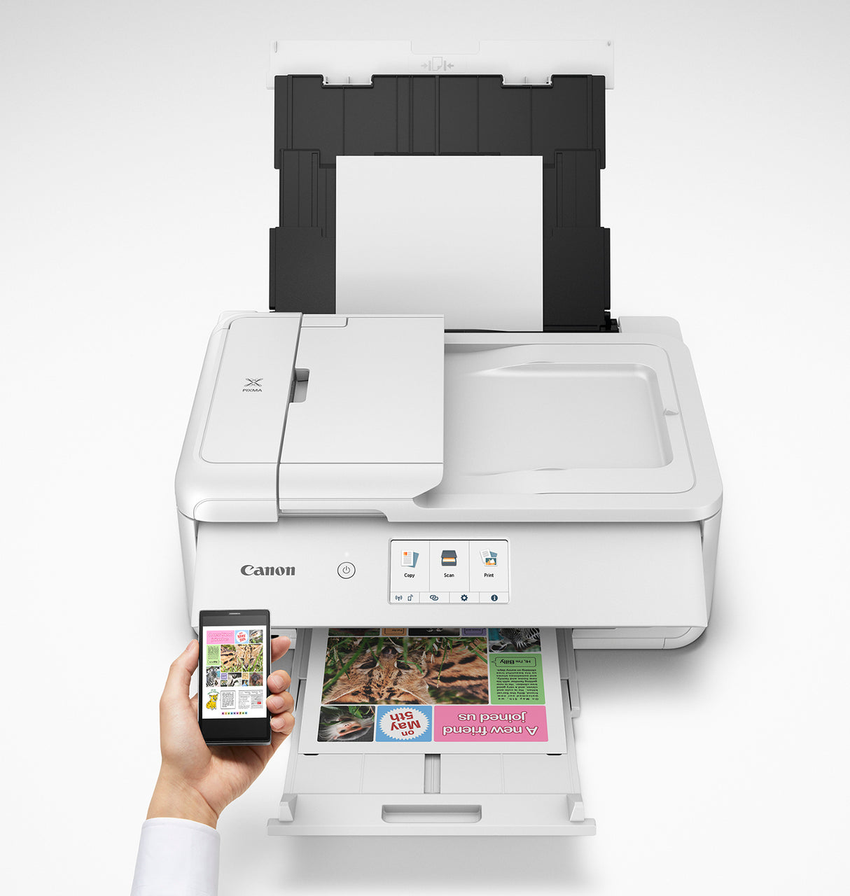 Canon PIXMA TS9521C Crafter's All-In-One Printer (White)