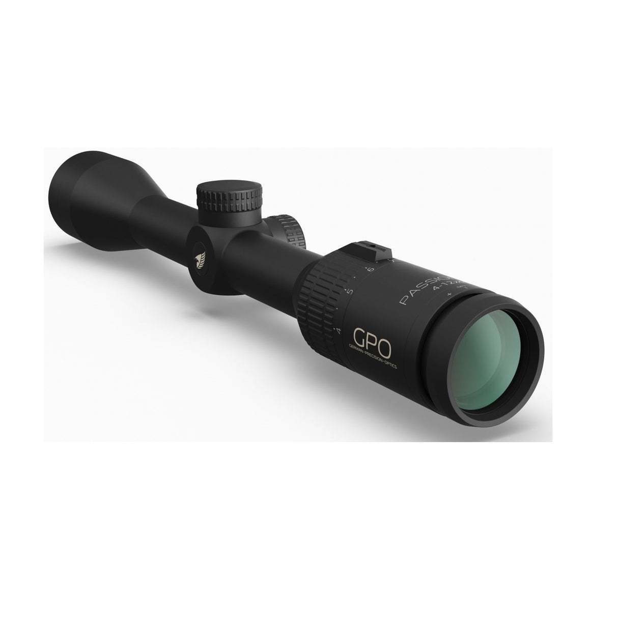 GPO Passion 3X 4-12x42 Riflescope (Plex MOA Reticle)