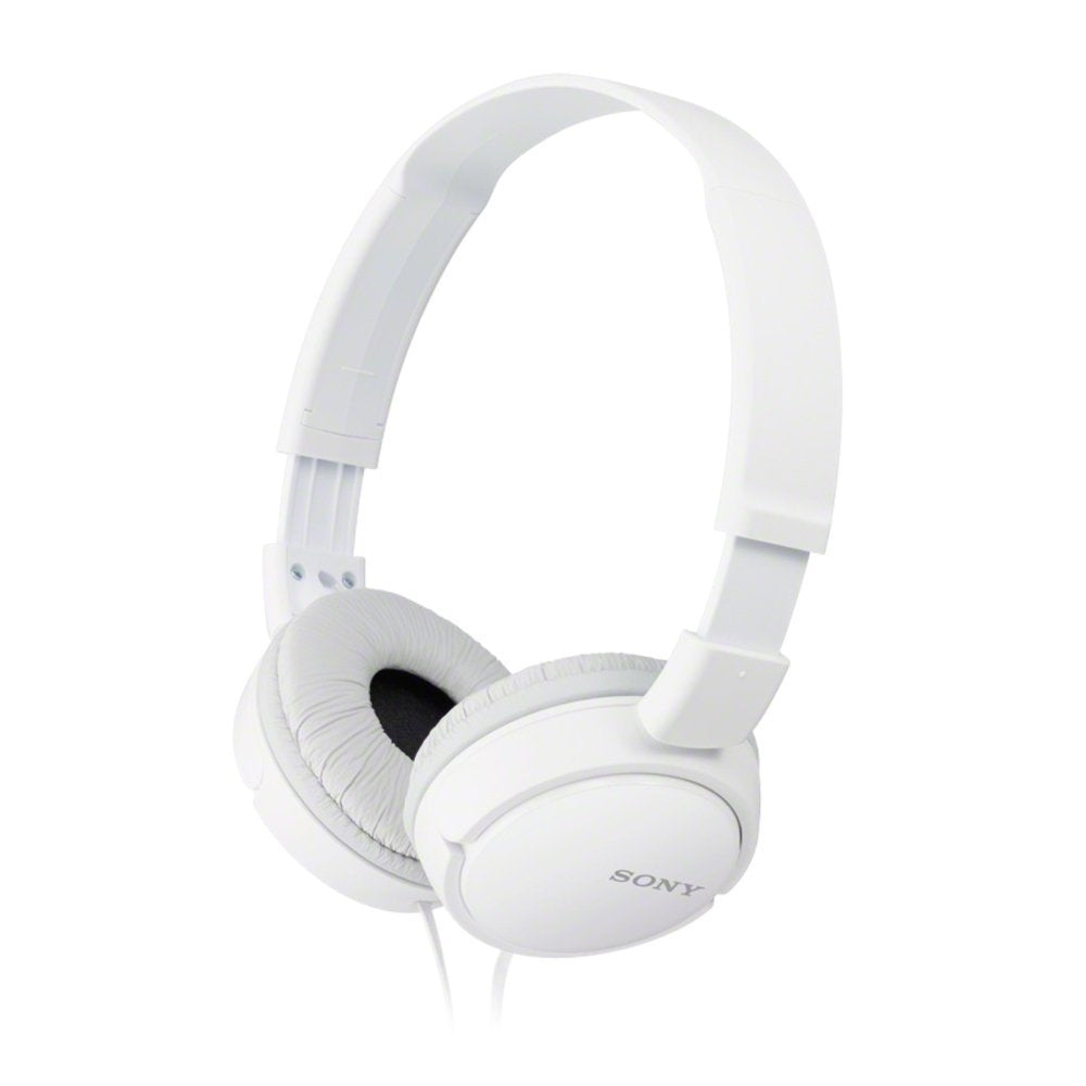 Sony MDRZX110AP ZX Series Extra Bass Smartphone Headset with Mic (White)