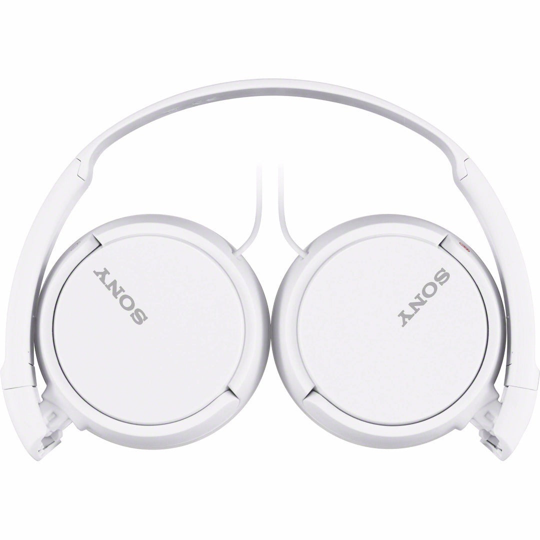 Sony MDRZX110AP ZX Series Extra Bass Smartphone Headset with Mic (White)