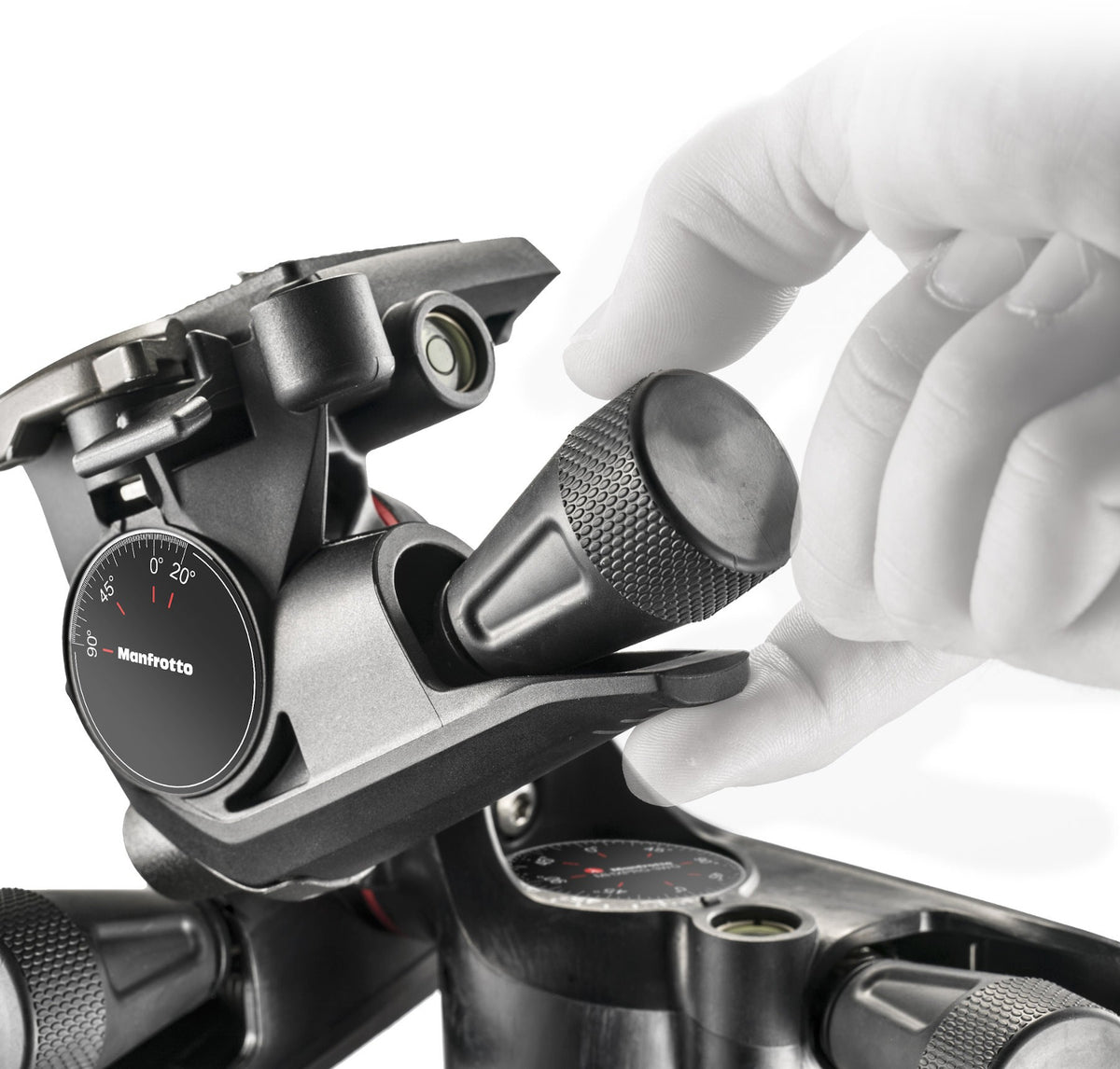 Manfrotto XPRO Geared Three-Way Pan/Tilt Quick Release Tripod Head