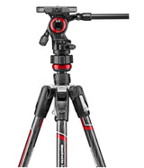 Manfrotto Befree Live Carbon Fiber Video Tripod Kit with Fluid Head Twist