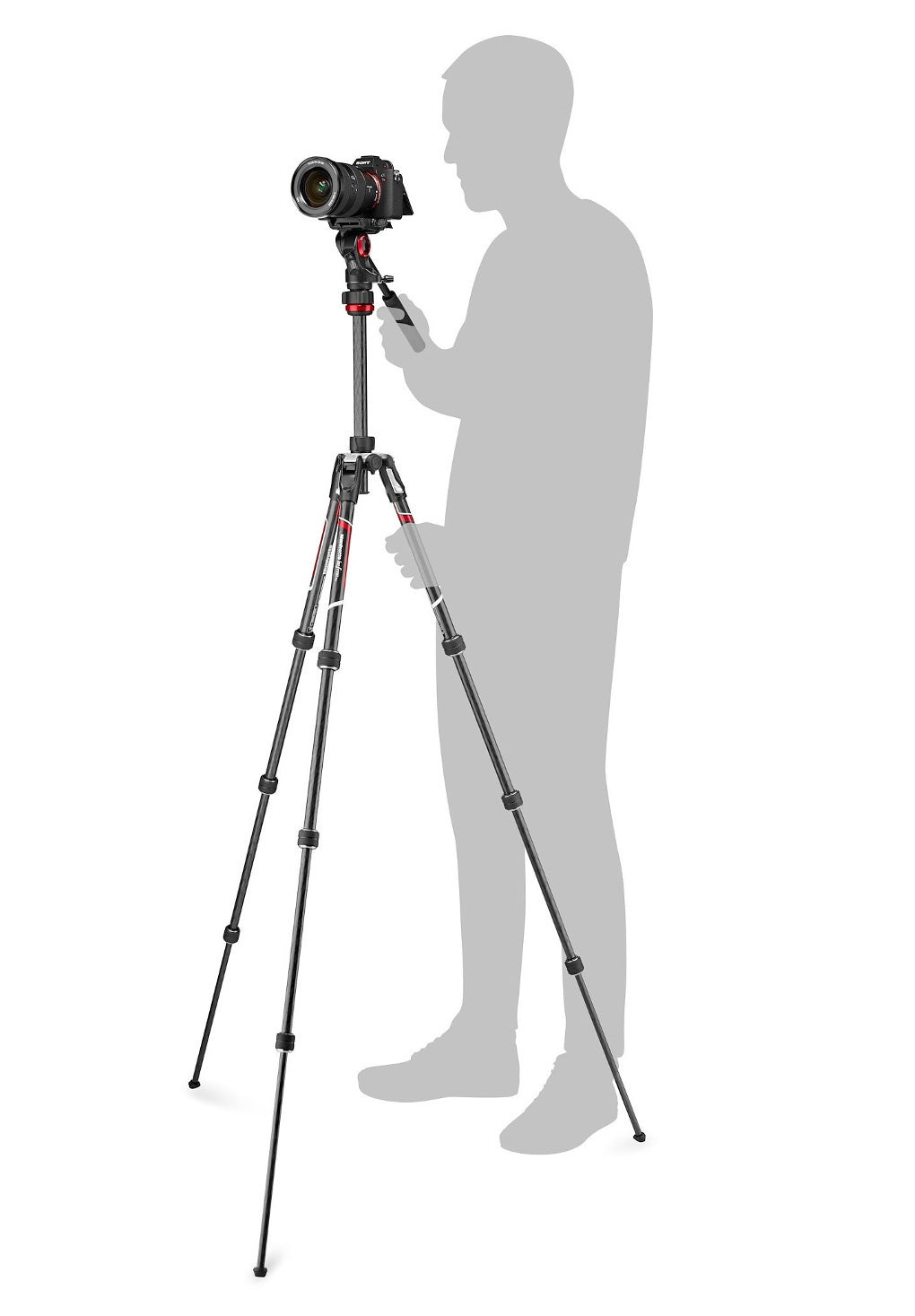 Manfrotto Befree Live Carbon Fiber Video Tripod Kit with Fluid Head Twist