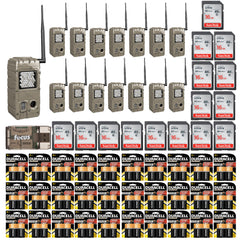 Cuddeback 20MP G Powerhouse Black Flash CuddeLink Trail Cam & Accessories (15x)