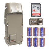 Cuddeback 3495 D-Battery Pack with D Batteries (6) with 16GB Card and Reader