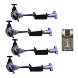 HME Products T-Post Trail Camera Holder (4-Pack) with Card Reader