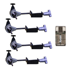HME Products T-Post Trail Camera Holder (4-Pack) with Card Reader