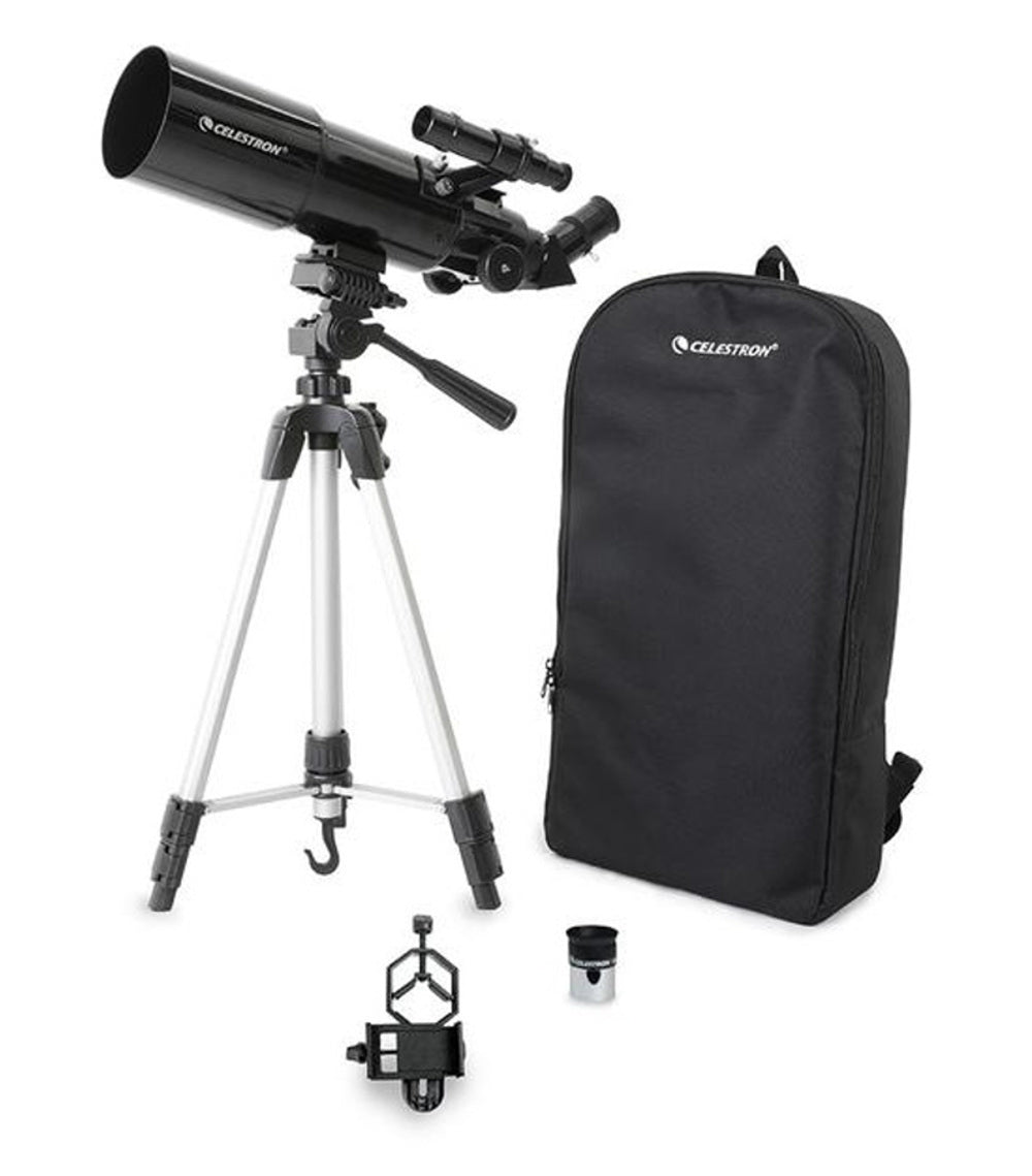 Celestron Travel Scope 80 with Backpack and Smartphone Adapter