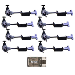 HME Products T-Post Trail Camera Holder (8-Pack) with Card Reader