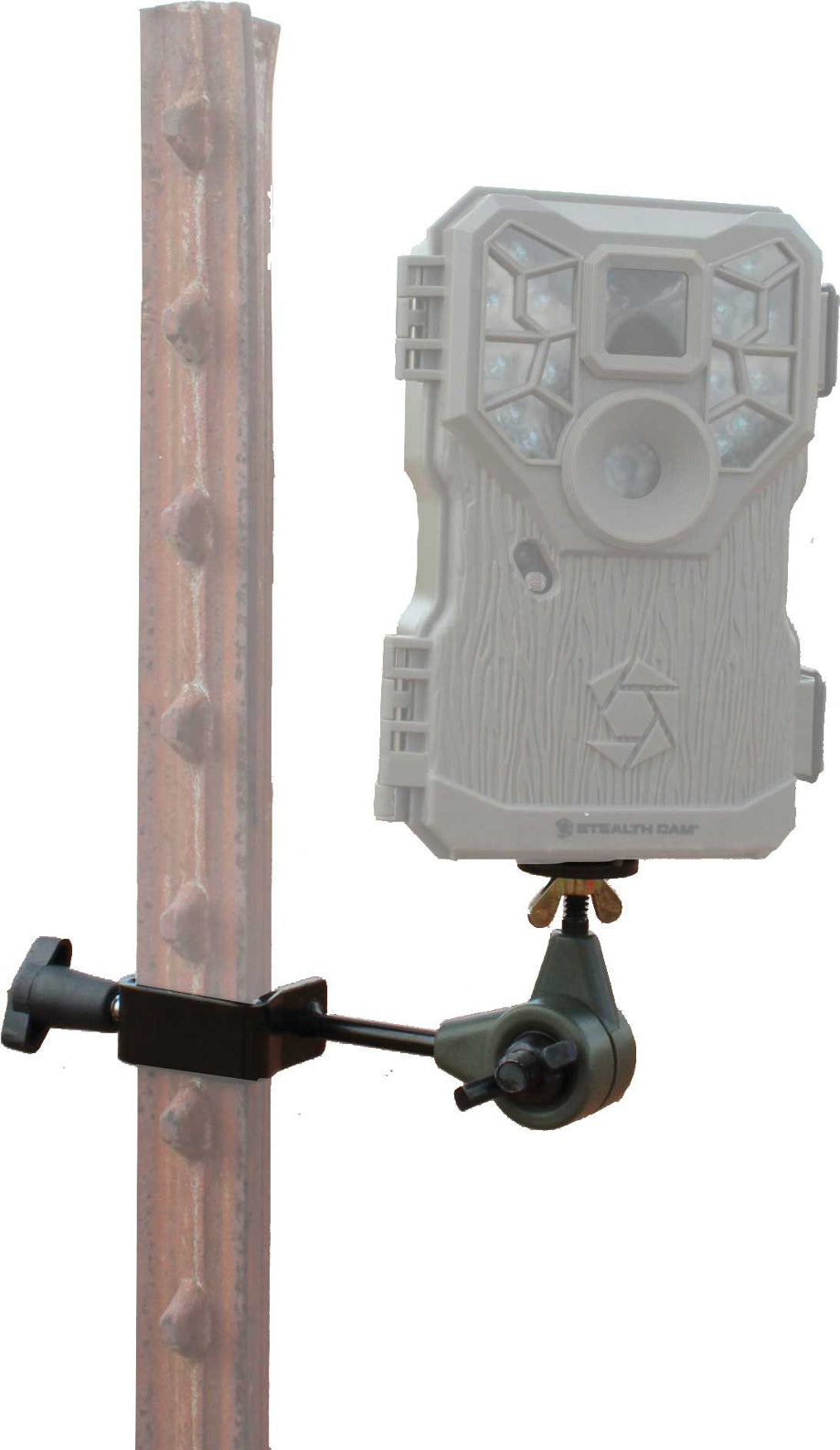 HME Products T-Post Trail Camera Holder (10-Pack) with Card Reader
