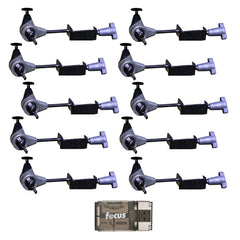 HME Products T-Post Trail Camera Holder (10-Pack) with Card Reader