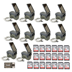 Stealth Cam HME-12VBBSLR Trail Cam Solar Auxiliary Power Pack,10-Pack, Universal