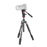 Manfrotto Befree Travel Fluid Drag System Professional Video Tripod