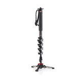 Manfrotto XPRO Monopod+ 5 Section Carbon Fiber Monopod with Fluid Base