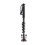 Manfrotto XPRO Monopod+ 5 Section Carbon Fiber Monopod with Fluid Base