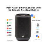 Polk Audio Assist Smart Bluetooth Speaker (Midnight Black)