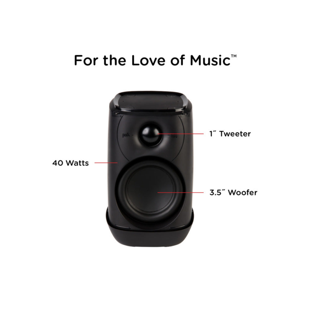 Polk Audio Assist Smart Bluetooth Speaker (Midnight Black)