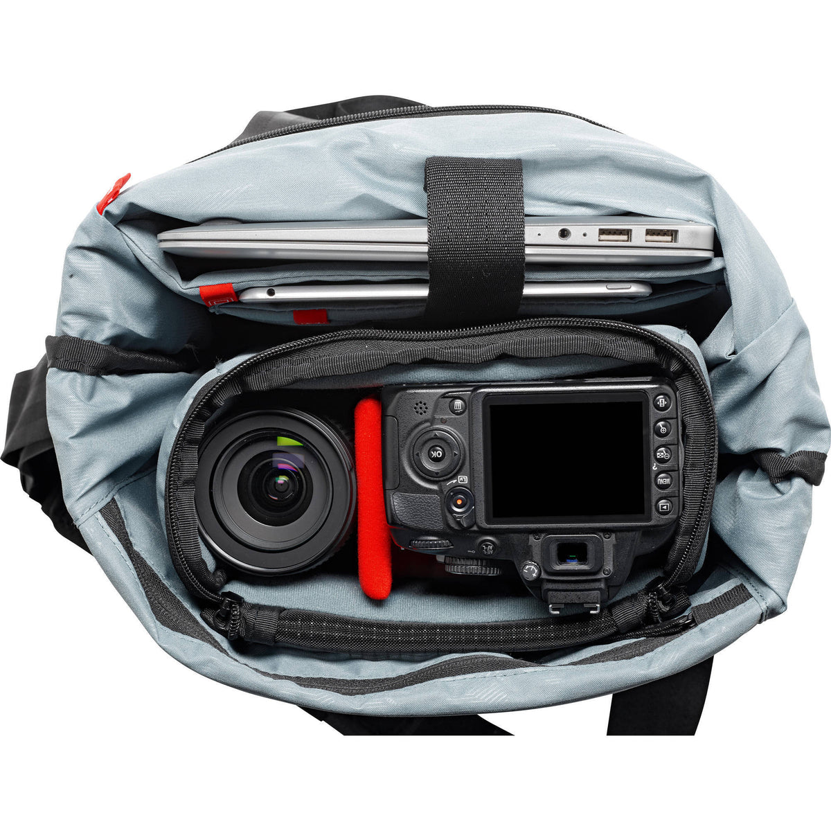 Manfrotto Manhattan Changer 20 3-Way Shoulder Camera Bag (Gray)