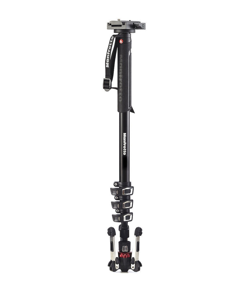 Manfrotto 4-Section XPRO Monopod+ with 577 Video Adapter