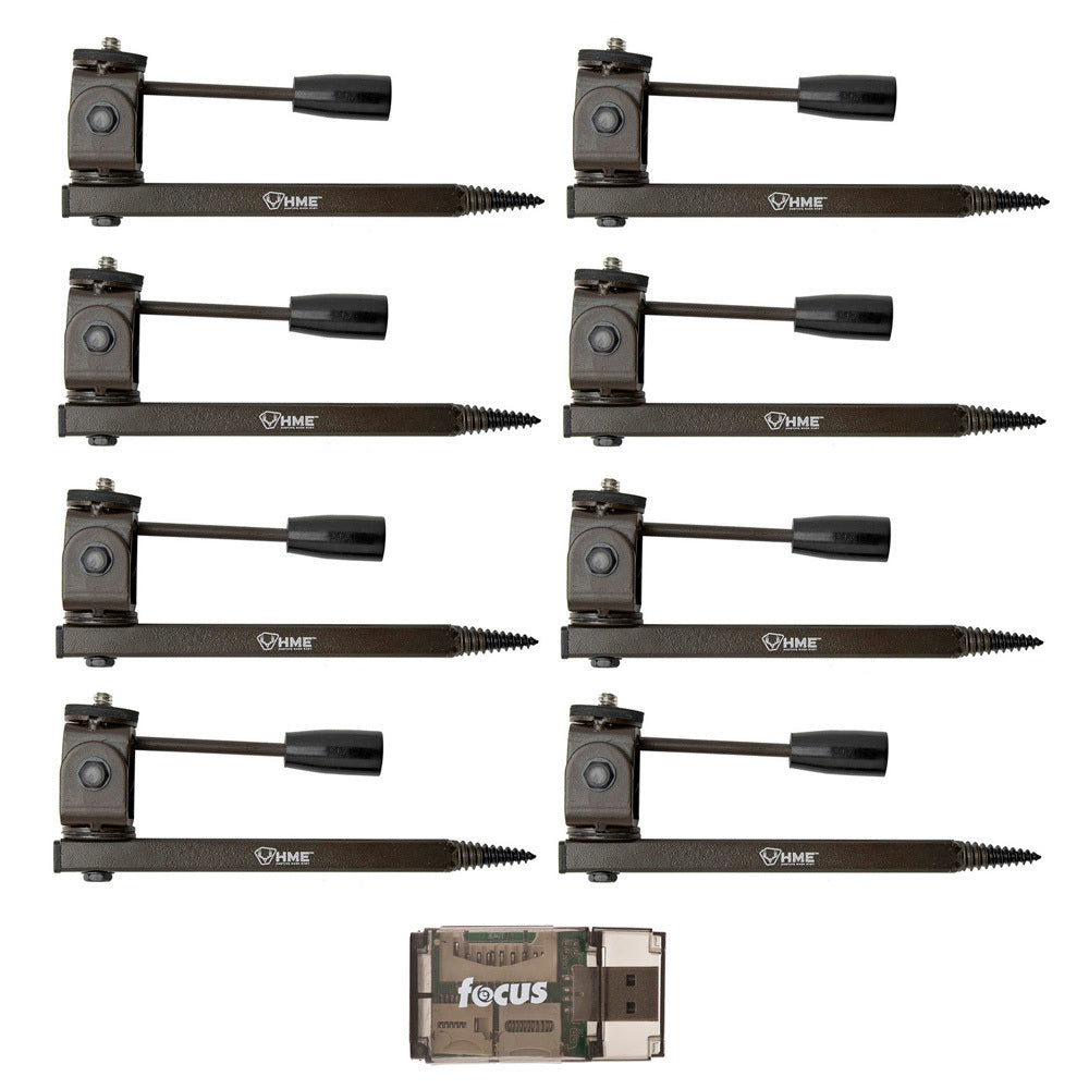 HME Products Pro Series Universal Trail Camera Holders 8-Pack: Screws Into Trees