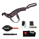 Spider Camera Holster SpiderPro Hand Strap (Black) with Camera Cleaning Kit