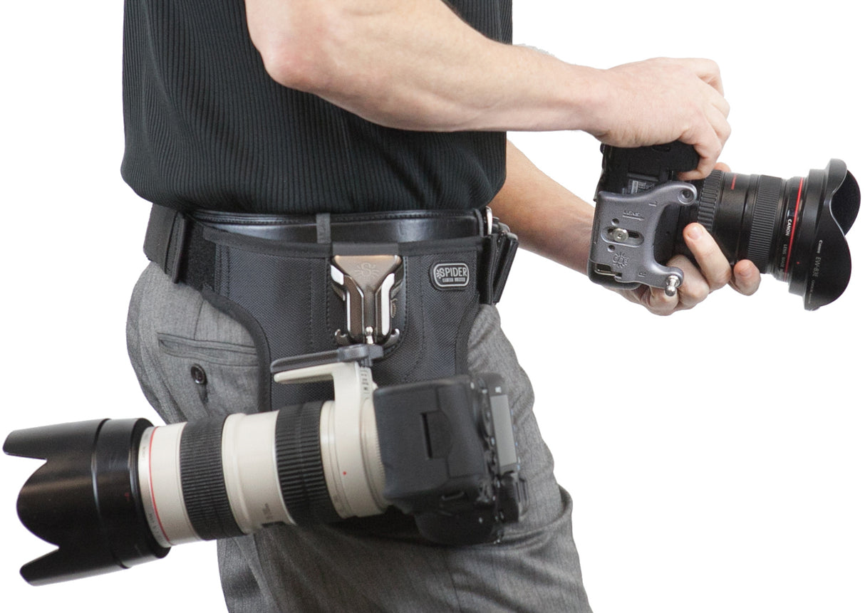 Spider Camera Holster SpiderPro Dual Camera System v2 and Accessory Bundle