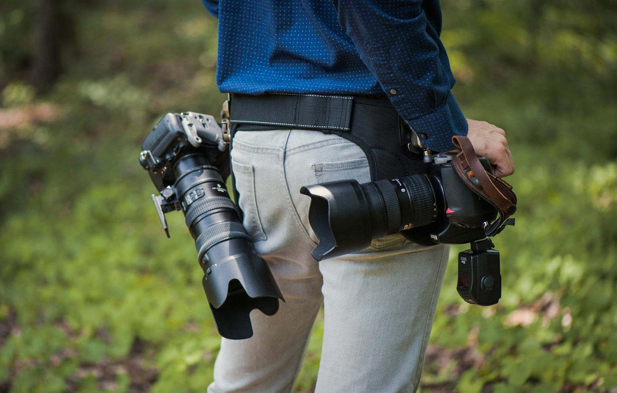 Spider Camera Holster SpiderPro Dual Camera System v2 and Accessory Bundle