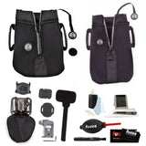 Spider Holster Large and Medium Lens Pouches with SpiderLight Backpacker Kit