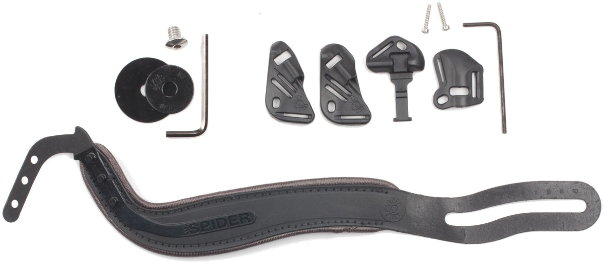 Spider Holster SpiderLight Black Leather Hand Strap 990 with Camera Cleaning Kit
