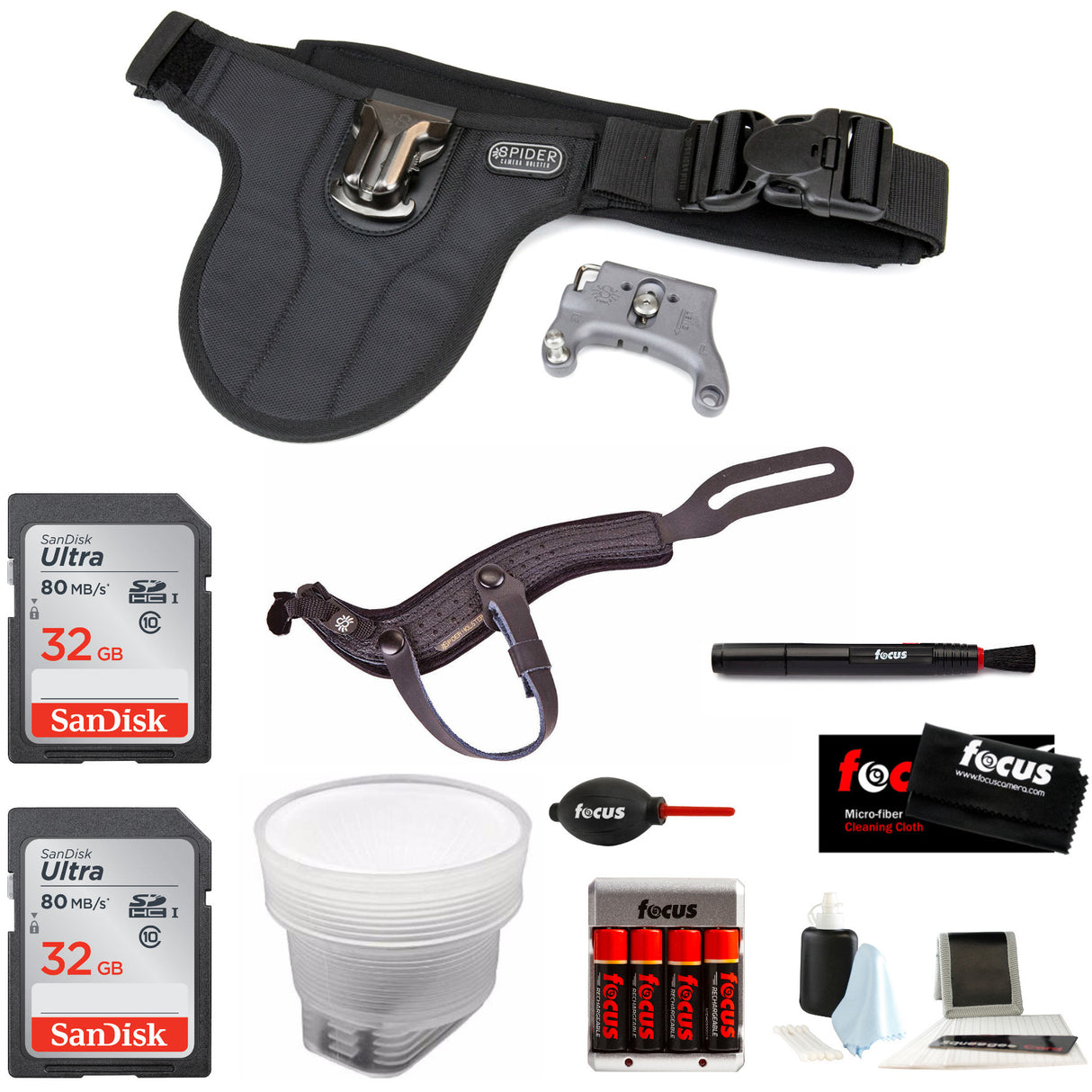 Spider Camera Holster SpiderPro Single Camera System v2 (SCS) and Bundle