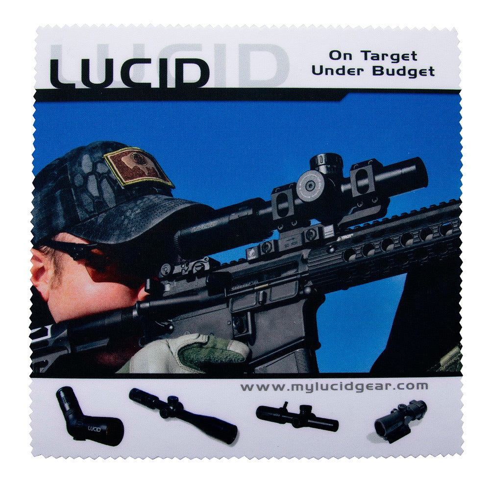 Lucid Optics 4.5-18x33mm MLX Riflescope with Sun Shade and Cleaning Cloth Kit