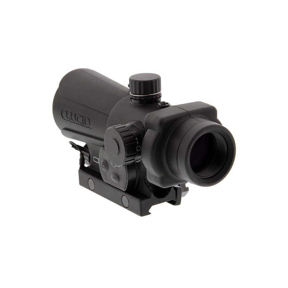 Lucid HD7 Red Dot Sight (Black) with Walker's Hearing and Eye Protection Bundle