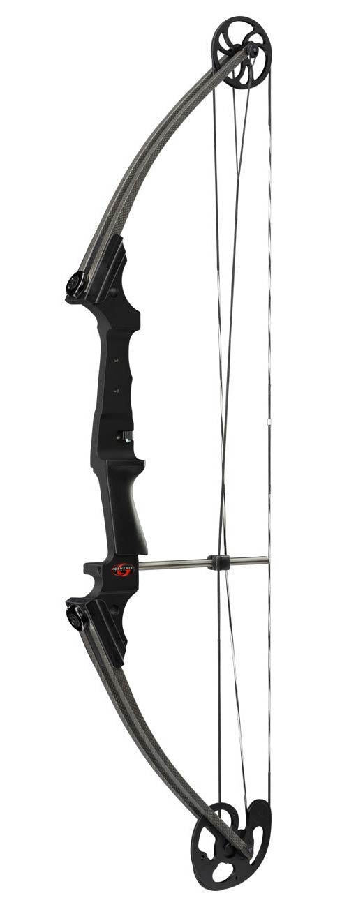 Genesis Bows Original Bow Kit with Arm Guard, Quiver, and 11 Arrows (RH, Black)