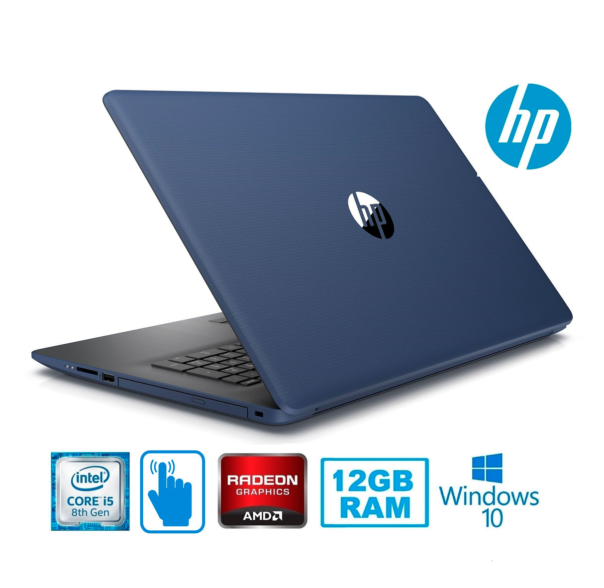 HP 17-BY00 Intel i5-8250U 12GB 1TB HDD 17.3" Touch WLED Radeon 530 2GB Laptop