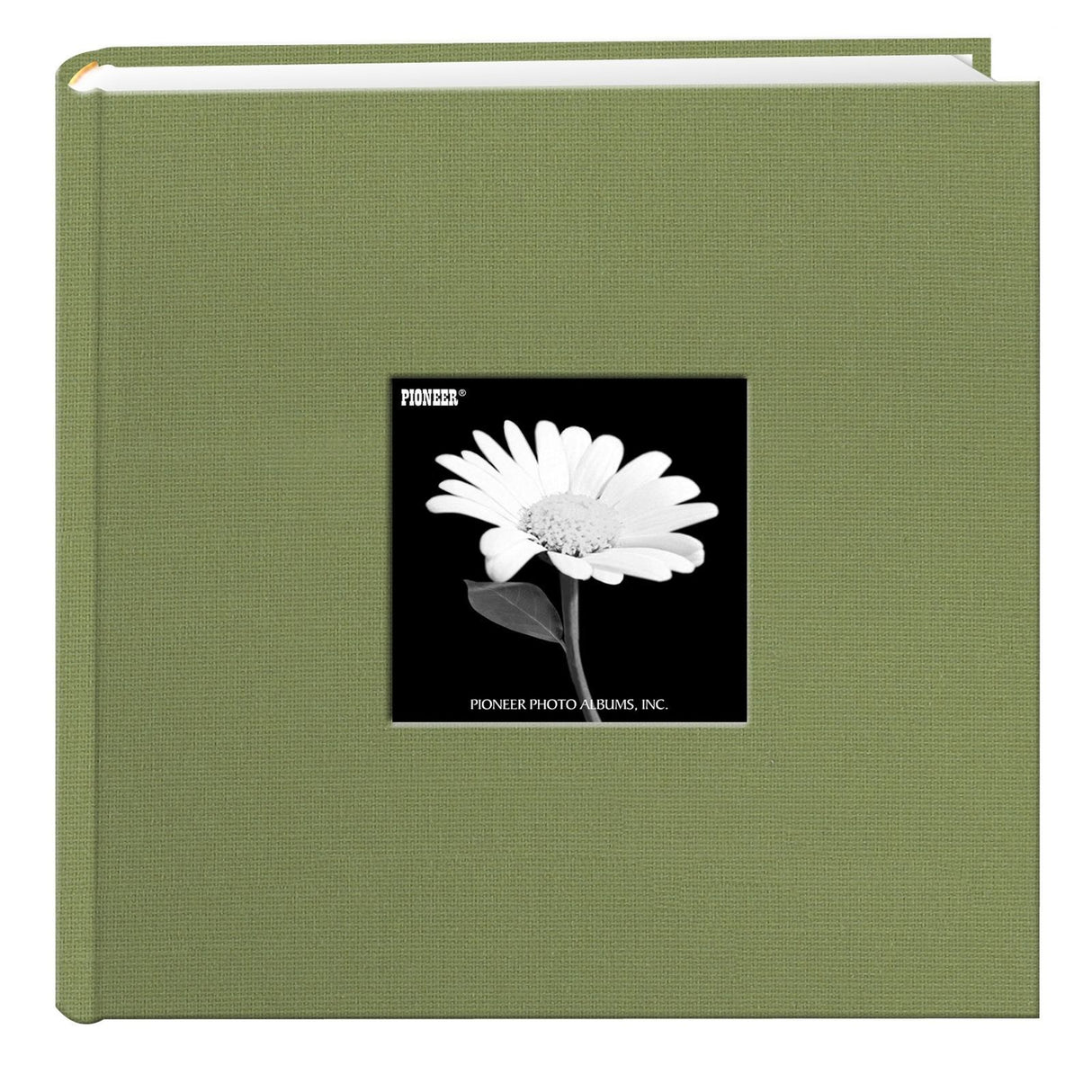 Pioneer Fabric 4 x 6-Inch Bi-Directional Memo Album (Green)