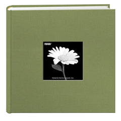 Pioneer Fabric 4 x 6-Inch Bi-Directional Memo Album (Green)