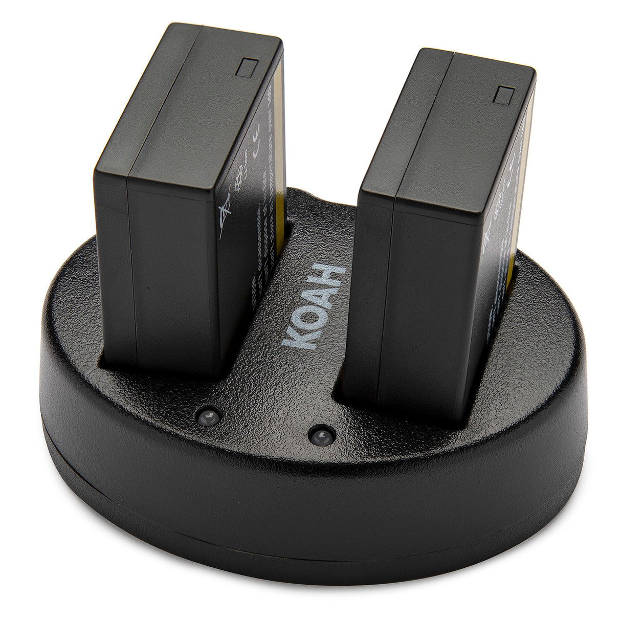 Koah 1600mAh Li-ion Battery for Panasonic DMW-BLC12 (2-pack) with Dual Charger