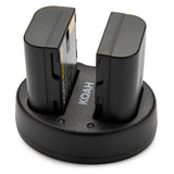 Koah 2000mAh Li-ion Battery for Panasonic DMW-BLF19 (2-pack) with Dual Charger