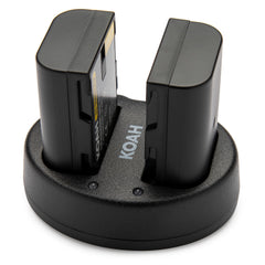 Koah 2000mAh Li-ion Battery for Panasonic DMW-BLF19 (2-pack) with Dual Charger