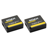 Koah PRO Panasonic DMW-BLG10 2-Pack 1100mAh Battery and Dual Charger