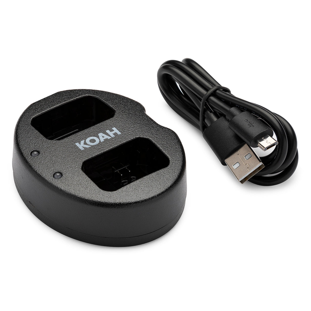 Koah PRO Rechargeable 1300mAh Battery (2-Pack) and Dual Charger for Sony NP-FW50