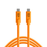 Tether Tools TetherPro 15-Feet USB-C to USB-C Cable (Orange)