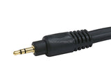 Monoprice 6-Feet Premium 3.5mm Stereo Male to 2RCA Male 22AWG Cable (Gold Plated)